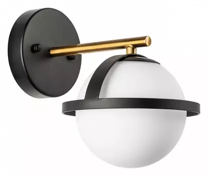 Бра croco (lightstar) черный 16x22x27 см.