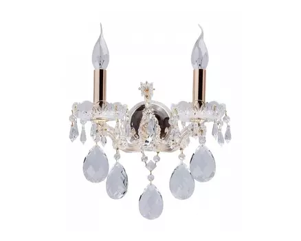 Бра даниэль (chiaro) серебристый 38x32x23 см.