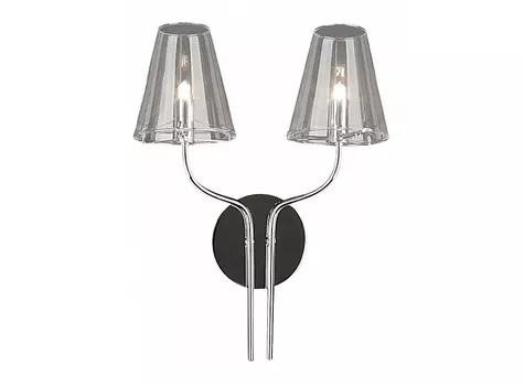 Бра diafano (lightstar) серебристый 28x38 см.