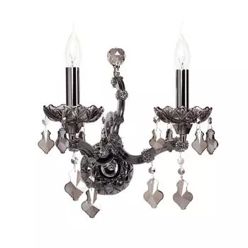 Бра дориана (chiaro) серебристый 28x40x28 см.