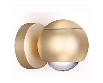 Бра elon (odeon light) золотой 10x10x3 см.