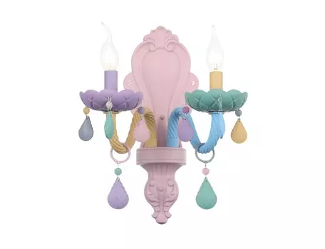 Бра fiata (st luce) розовый 36x38x27 см.