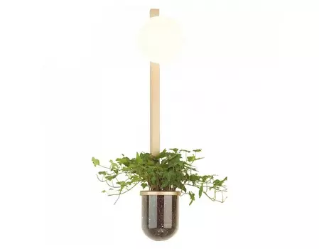 Бра flower (odeon light) белый 14x77x18 см.