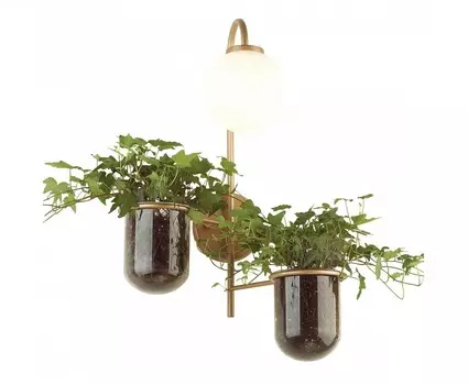 Бра flower (odeon light) белый 36x60x23 см.