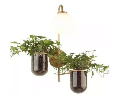 Бра flower (odeon light) белый 36x60x23 см.