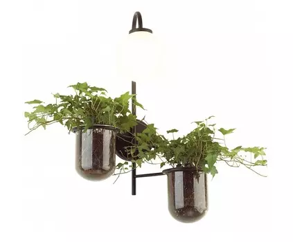 Бра flower (odeon light) белый 36x60x23 см.