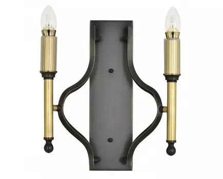 Бра ирида 3 (chiaro) золотой 35x31x14 см.