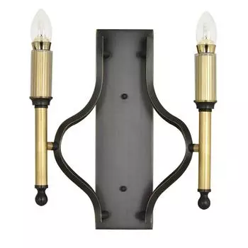 Бра ирида (chiaro) золотой 31x35x14 см.