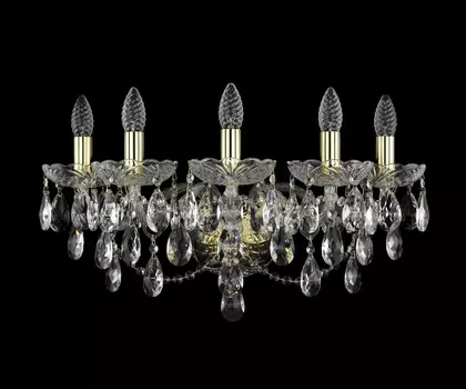 Бра ivele xl (bohemia ivele crystal) золотой 59x28x30 см.