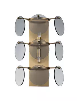 Бра komo (moderli) золотой 25x35x14 см.