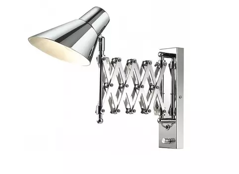 Бра lark (odeon light) серебристый 14x38x34 см.