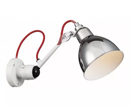 Бра (lightstar) серебристый 14x17x38 см.