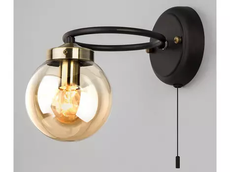 Бра link (eurosvet) черный 12x23x18 см.