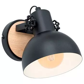 Бра lubenham (eglo) черный 17x20x21 см.