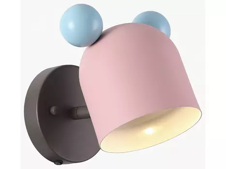 Бра mickey (odeon light) розовый 17x18x20 см.
