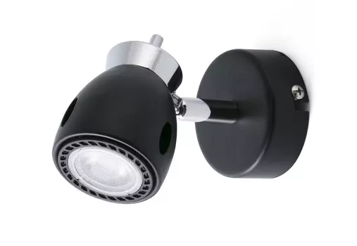 Бра mika l1 (faro) черный 7x14x10 см.