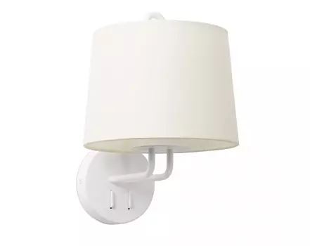 Бра montreal (faro) белый 26x32x12 см.