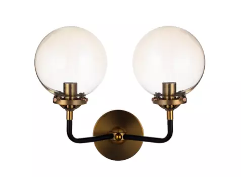 Бра настенное bistro globe (desondo) золотой 35x29x21 см.