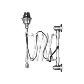 Бра настенное exile (desondo) серебристый 5x18 см.