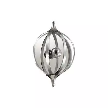 Бра nicco (odeon light) серебристый 2x5x3 см.