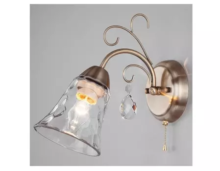 Бра norene (eurosvet) прозрачный 15x27x27 см.