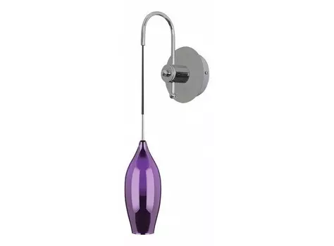 Бра pentola (lightstar) фиолетовый 9x38x19 см.