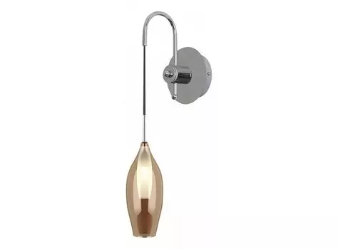 Бра pentola (lightstar) коричневый 9x38x19 см.