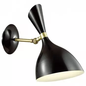 Бра rasto (odeon light) черный 17x32x25 см.