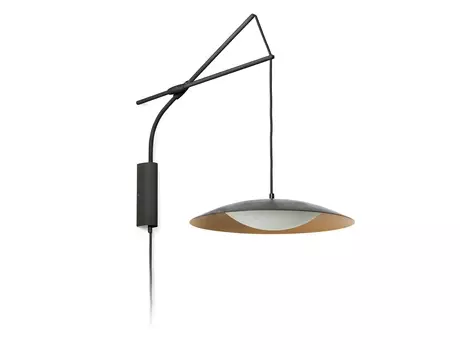 Бра регулируемое slim (faro) черный 180 см.