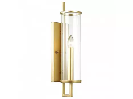 Бра rena (odeon light) золотой 11x48x14 см.