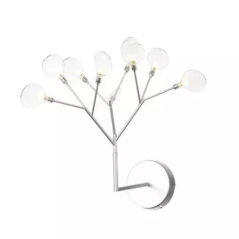 Бра riccardo (st luce) серебристый 42x38x20 см.