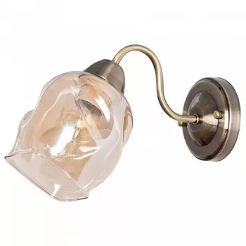 Бра riccio (arte lamp) бронзовый 13x18x28 см.