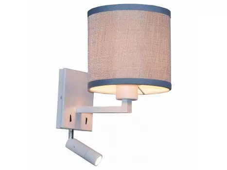 Бра с подсветкой essentia (favourite) бежевый 16x30x22 см.