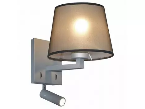 Бра с подсветкой essentia (favourite) серый 18x29x22 см.