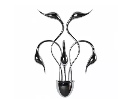 Бра сigno collo (lightstar) серебристый 45x70x23 см.