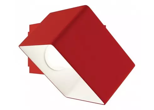 Бра simple light (lightstar) красный 10x7x12 см.