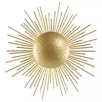 Бра sole (odeon light) золотой 10 см.