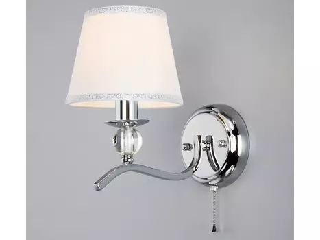 Бра sortino (eurosvet) серебристый 12x24x25 см.