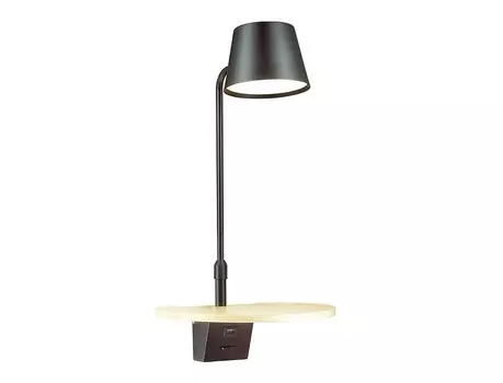 Бра sven (odeon light) черный 28x56x30 см.