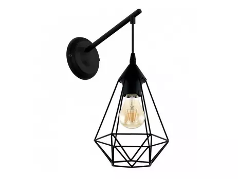 Бра tarbes (eglo) черный 15x37x27 см.