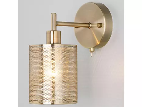 Бра tela (eurosvet) золотой 11x21x17 см.