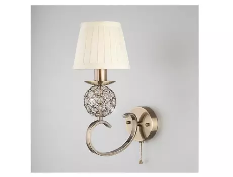 Бра tessa (eurosvet) бежевый 15x35x25 см.