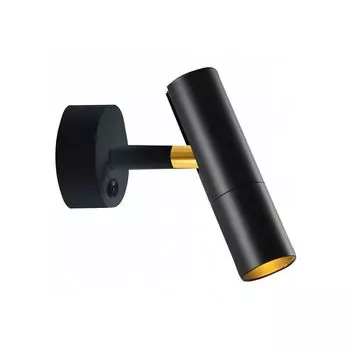 Бра tube (favourite) черный 12x24x21 см.