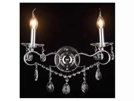 Бра юнона (lumien hall) серебристый 21 см.