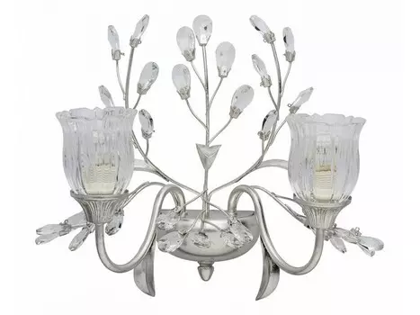 Бра виола (chiaro) серебристый 32x40x20 см.