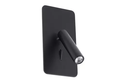 Бра встраиваемое suau (faro) черный 9x17x14 см.