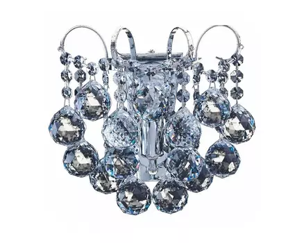 Бра жемчуг (mw-light) серебристый 21x15x22 см.