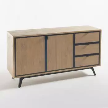 Буфет daffo (laredoute) коричневый 135x75x40 см.