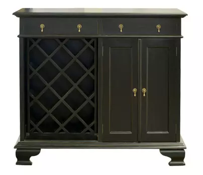 Буфет old wine sideboard (gramercy) черный 122x107x51 см.