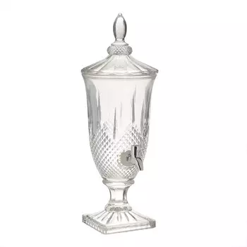 Бутыль с крышкой и краном elashor (to4rooms) прозрачный 46.0 см.